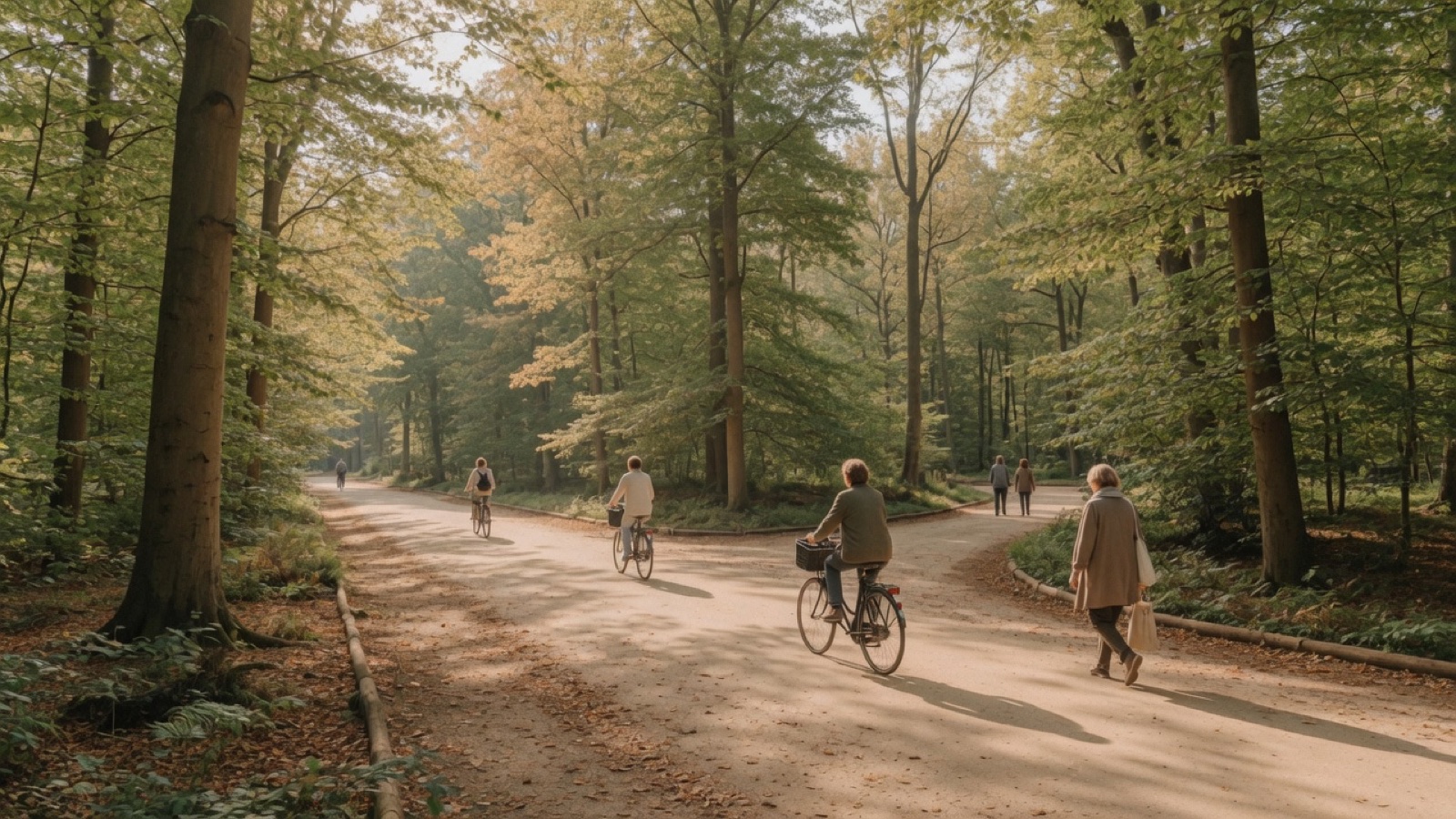 Amsterdamse Bos forest path