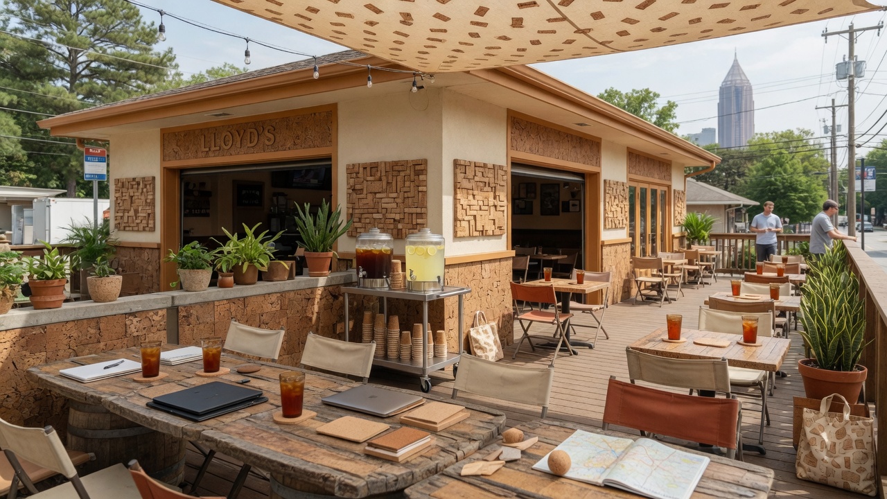 Lloyd’s Restaurant & Lounge warm interior with comfortable group seating