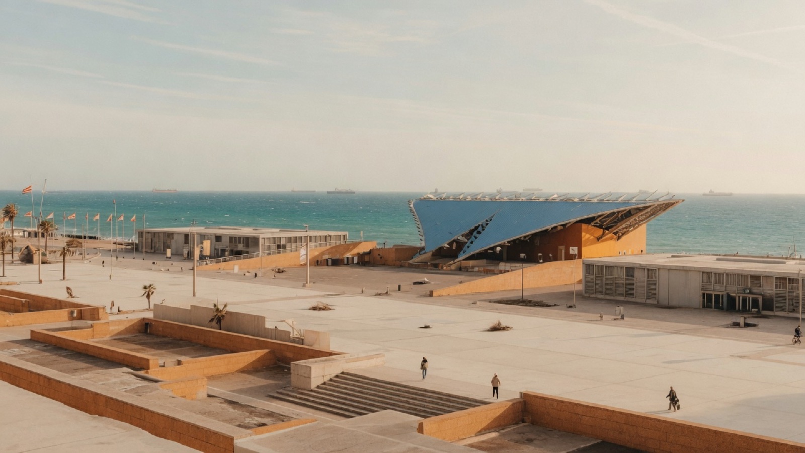 Forum park open esplanade Barcelona