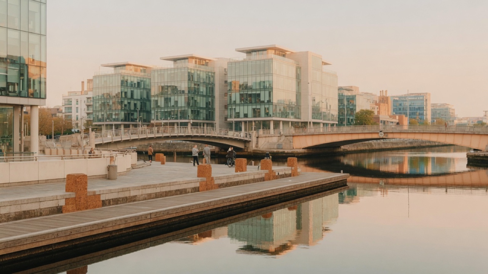 Grand Canal Dock waterfront Dublin