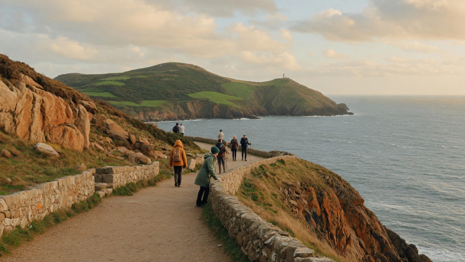 Howth cliff path coastal Dublin