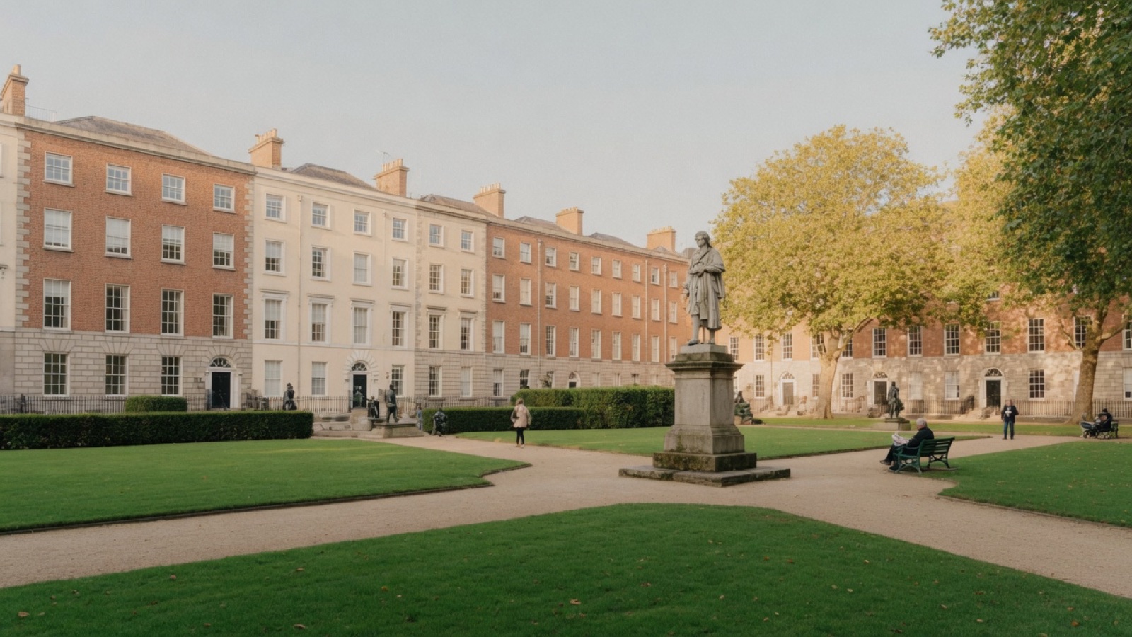 Merrion Square park lawns Dublin