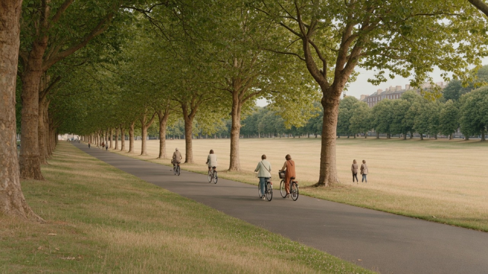 Phoenix Park tree avenue Dublin