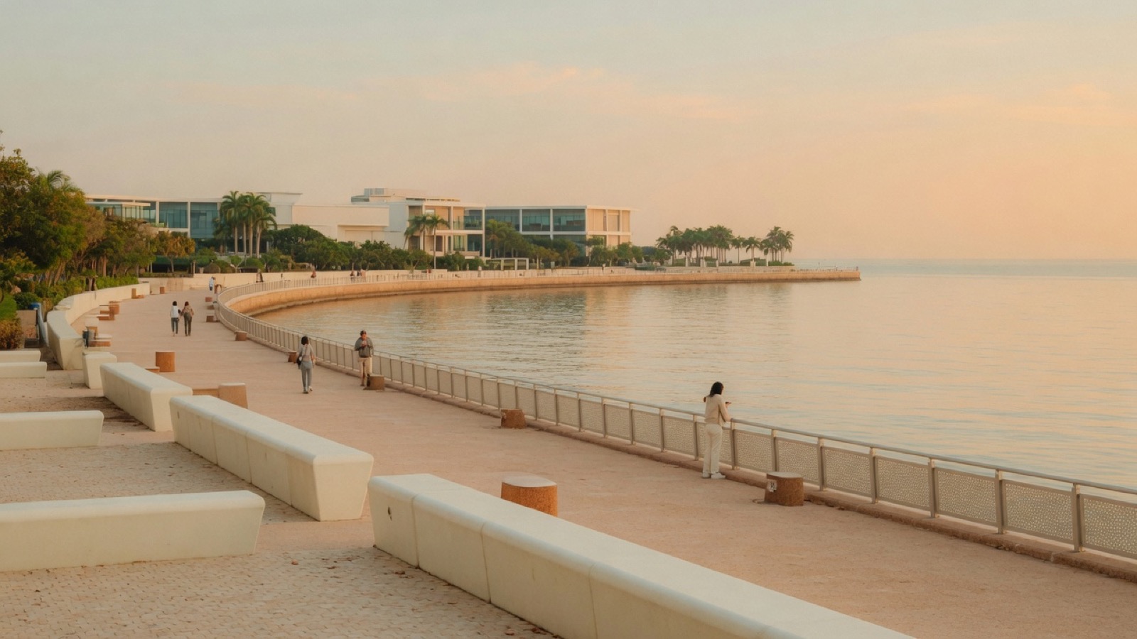 Soft Cork Cyberport waterfront promenade Hong Kong