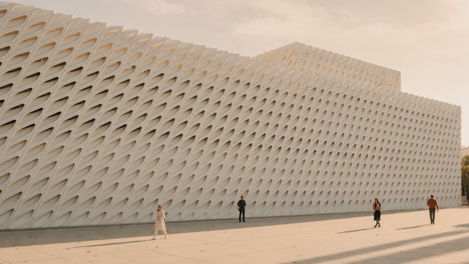 Contemporary museum exterior The Broad Los Angeles