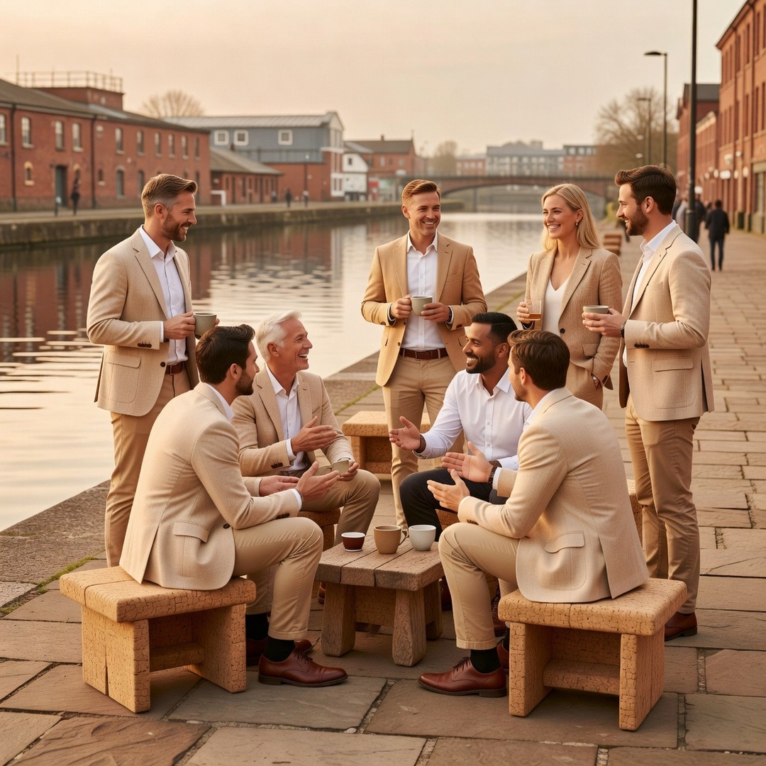 Castlefield Canal Towpath Soft Cork company hangout Manchester