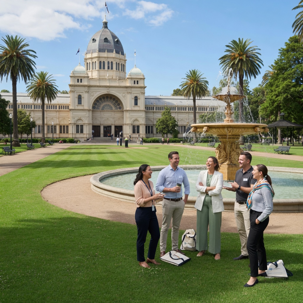 Soft Cork Carlton Gardens elm avenues and lawns Melbourne