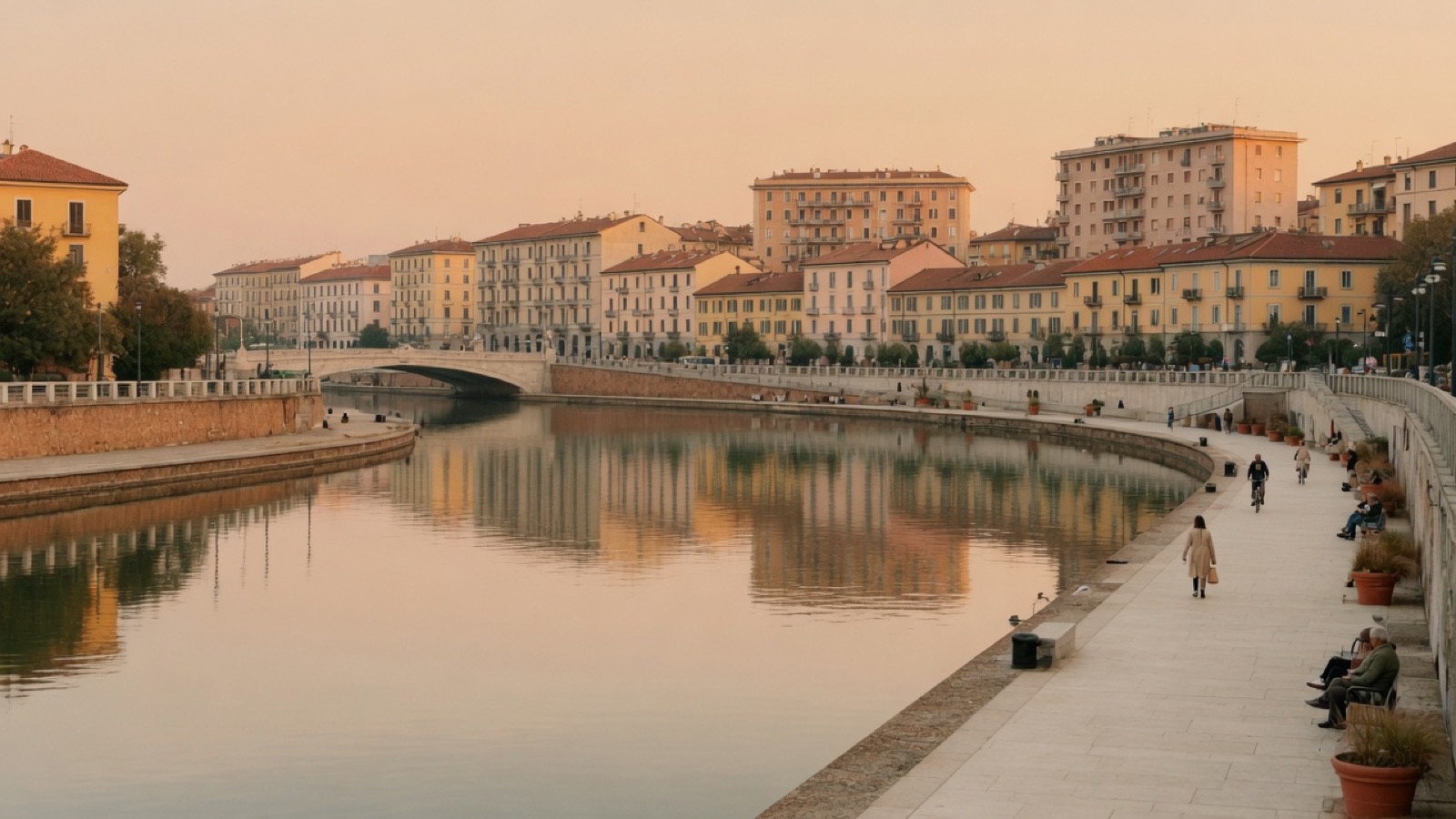 Soft Cork Darsena water basin Milan