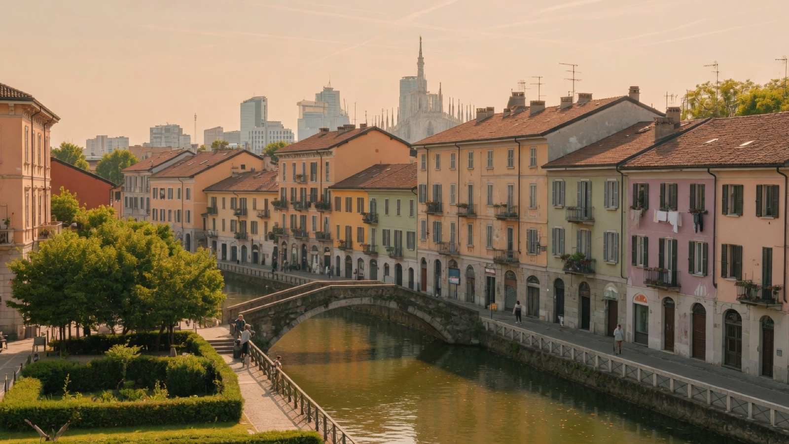 Soft Cork hero of Milan canals and park light for company hangouts