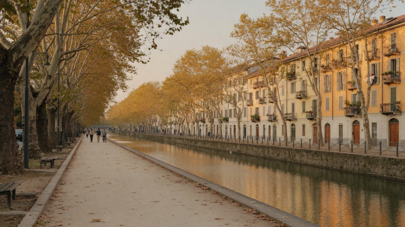 Soft Cork Naviglio Grande towpath Milan