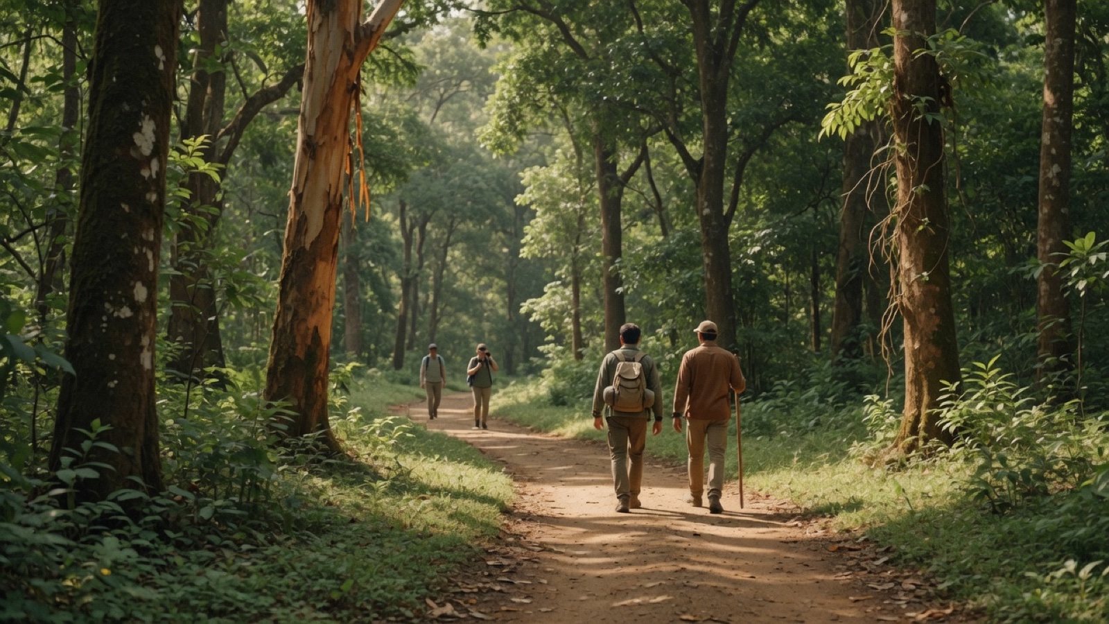 Forest path Sanjay Gandhi National Park Mumbai