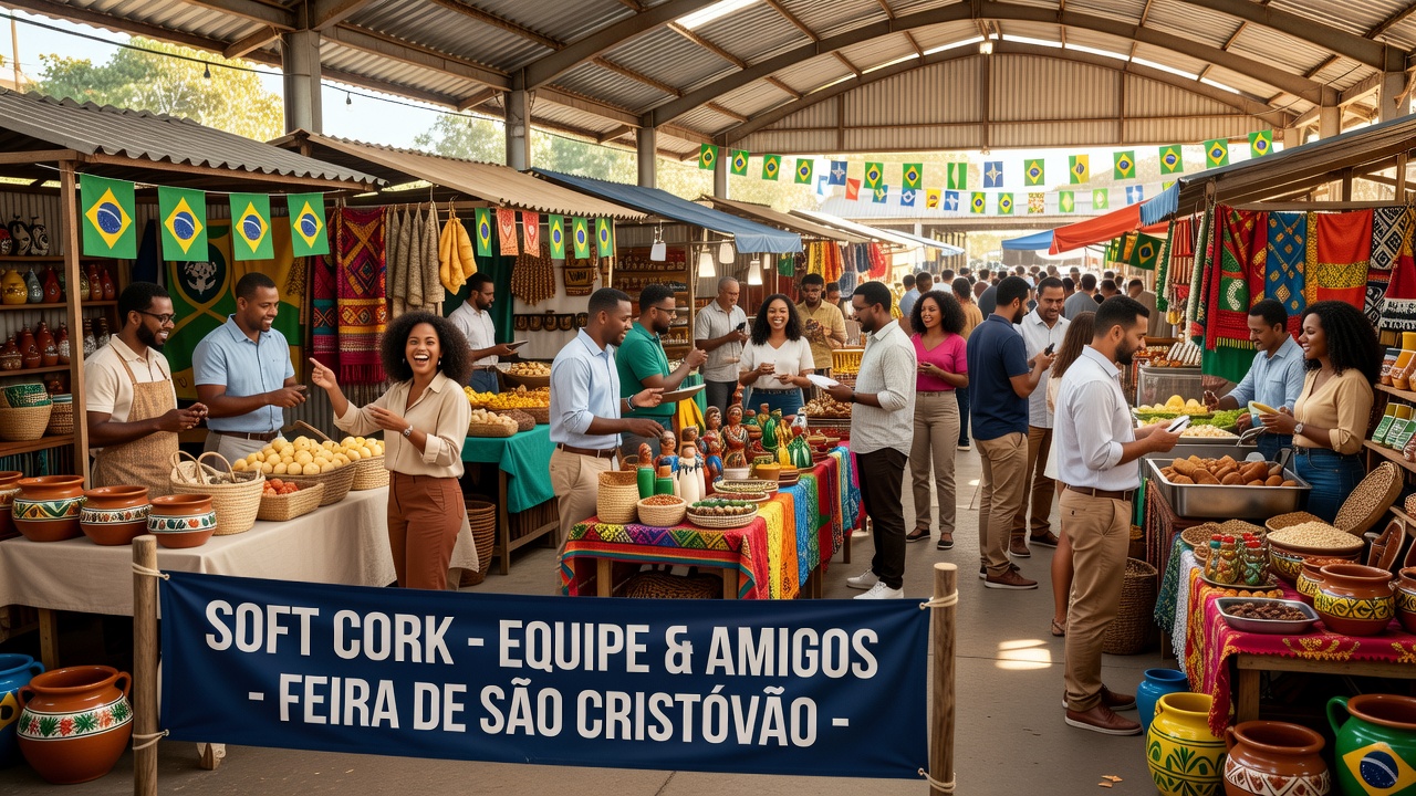 Food and music area at the fair
