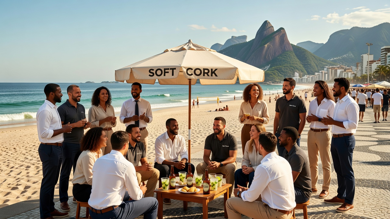 Sunset gathering at Arpoador rocks
