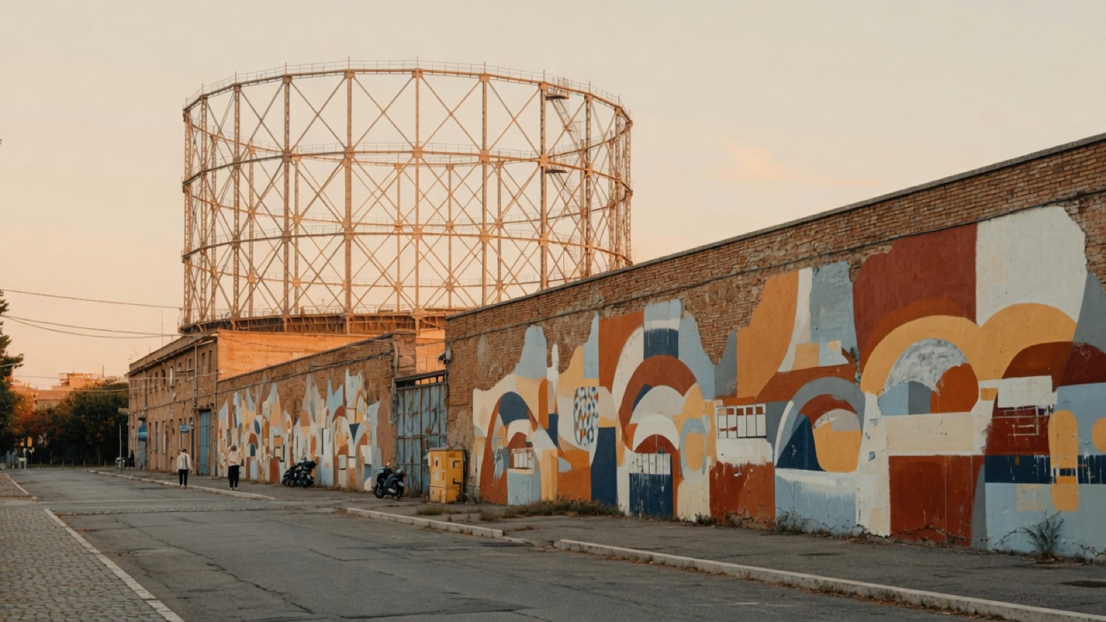 Soft Cork Gazometro skyline mood Ostiense Rome