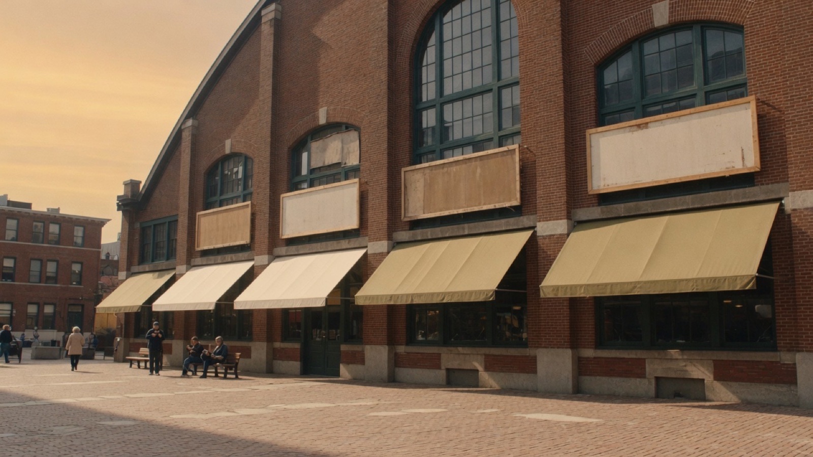 St Lawrence Market hall food stalls Toronto
