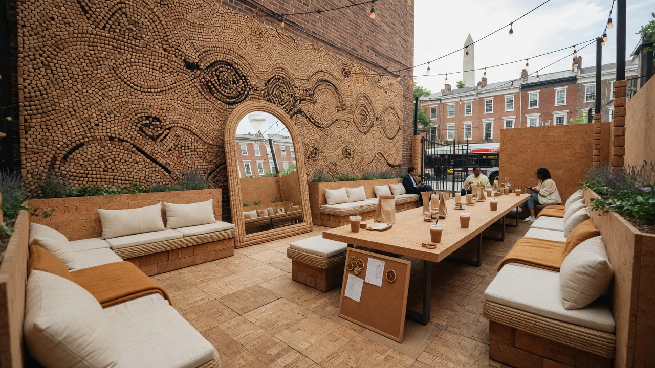 Smoke & Mirrors rooftop with Capitol views and professional groups